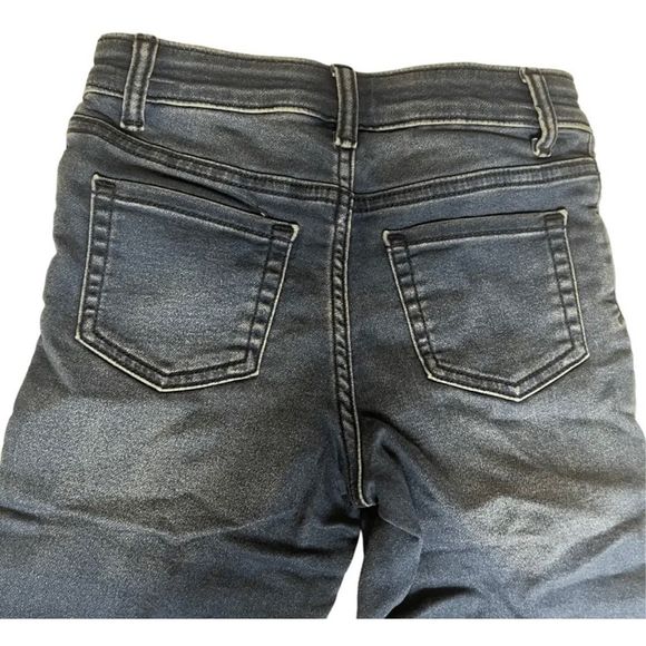 Girls Cat & Jack Adjustable Waist Dark Wash Skinny Blue Jeans Girls Size S 6/6X - Picture 11 of 12